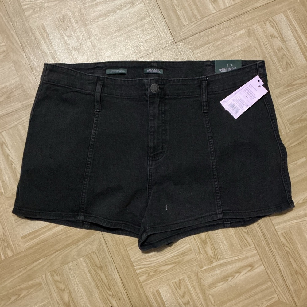 Classic Black Jean Shorts for Women